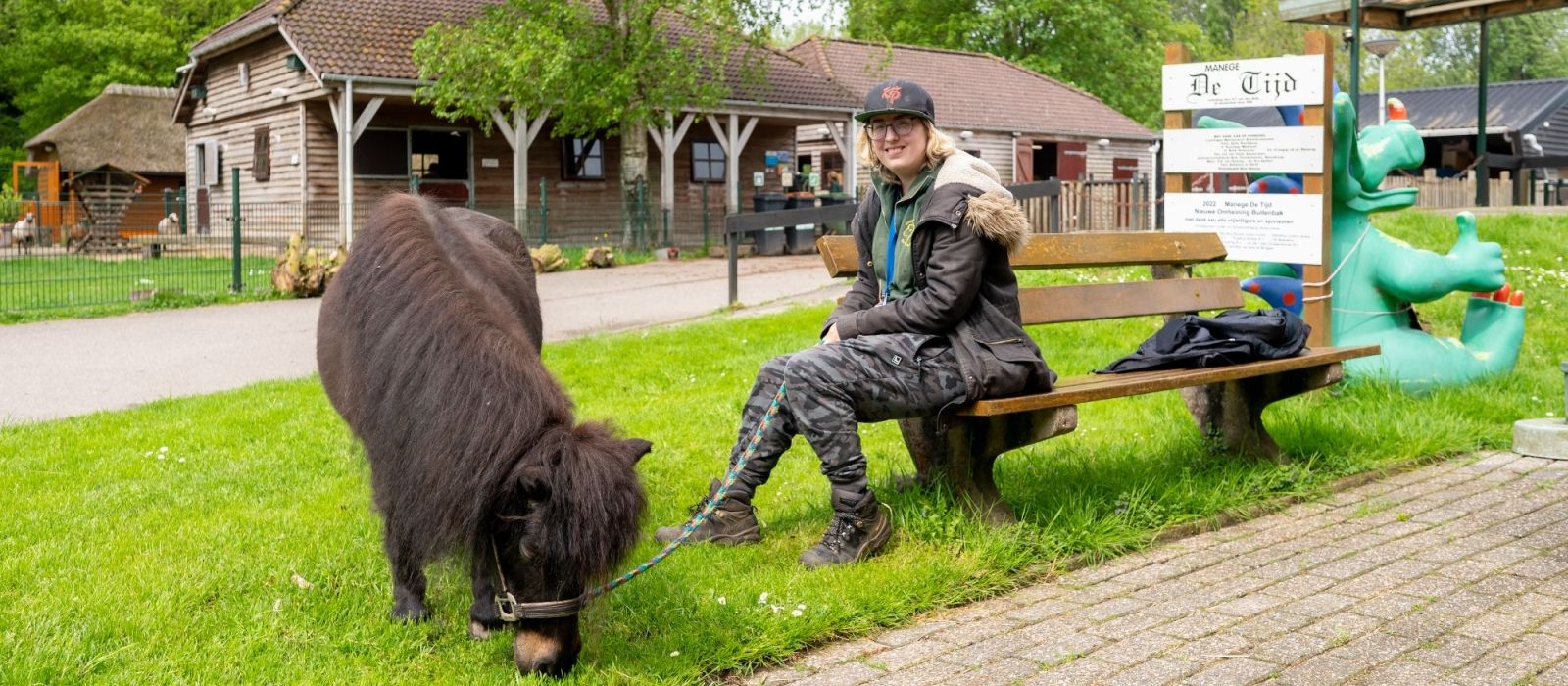 Paard van manege De Tijd in Nieuwveen