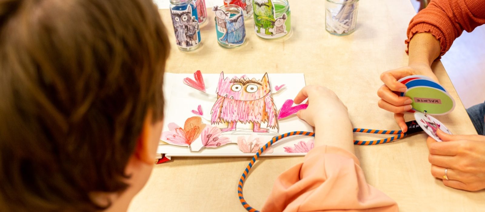 Beeldende therapie met een cliënt