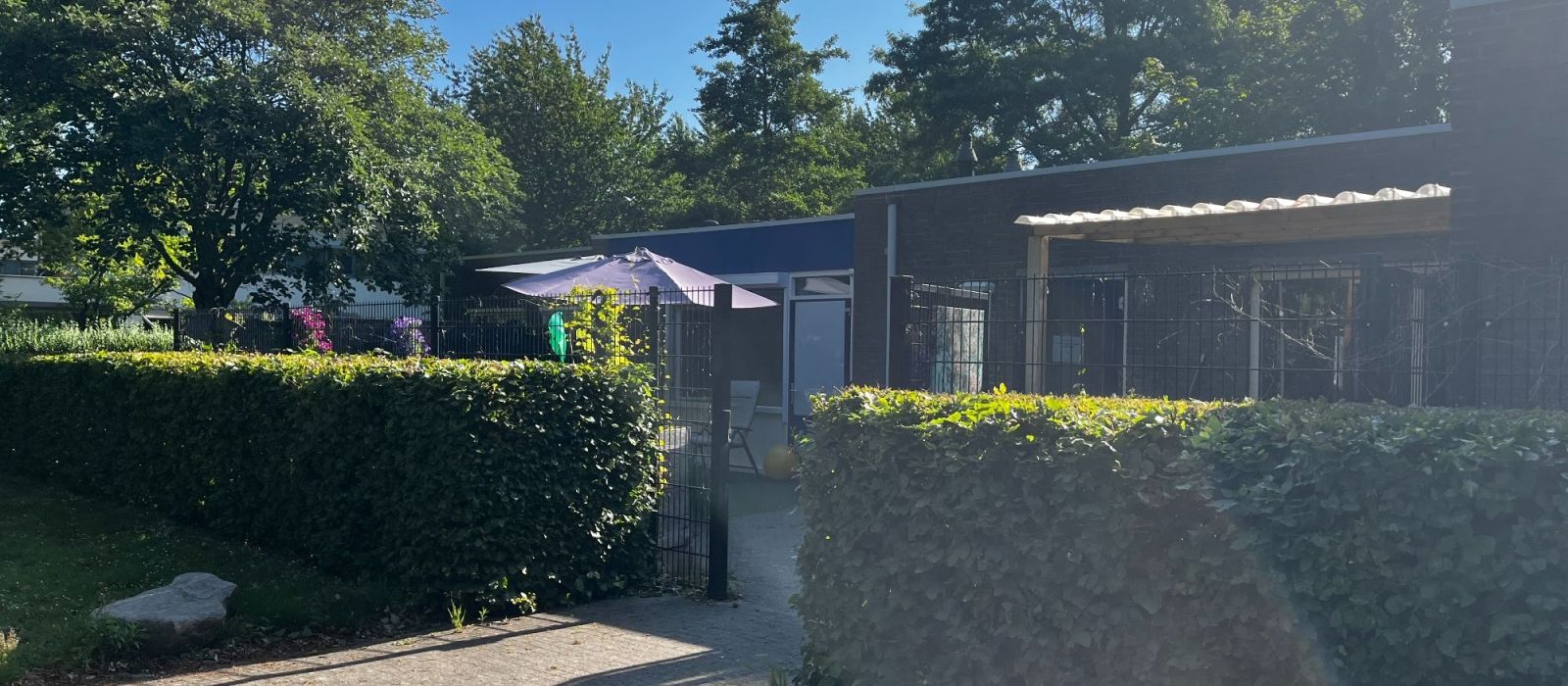 Voorkant van de woning op de Noordeinde 8 in Nootdorp