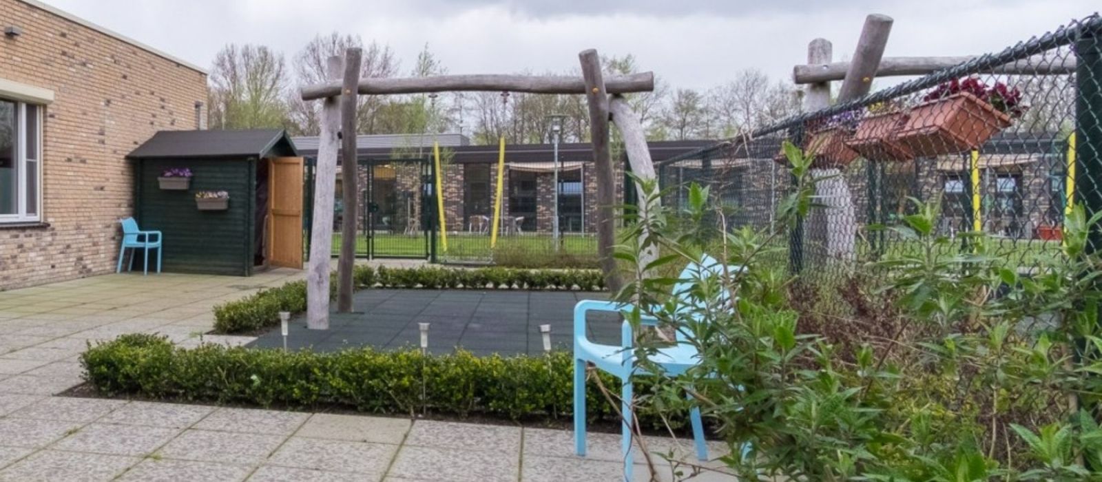 Tuin  woonlocatie Oude Rijnlaan 21-23 in Zwammerdam