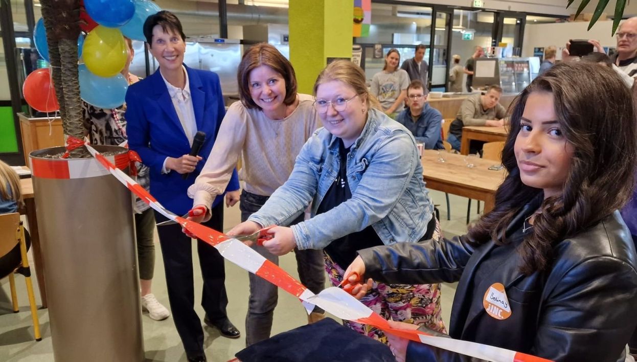 Lintje doorknippen voor JINC Baas van morgen