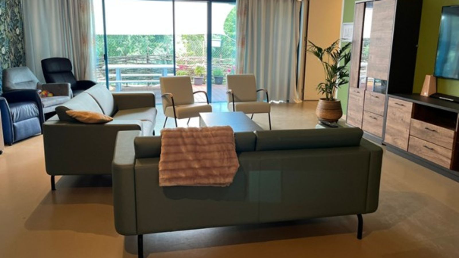 Woonkamer van het Gaardenpad 2a in Schiedam