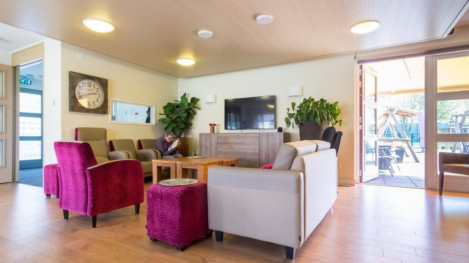 Woonkamer woonlocatie Oude Rijnlaan 20 in Zwammerdam
