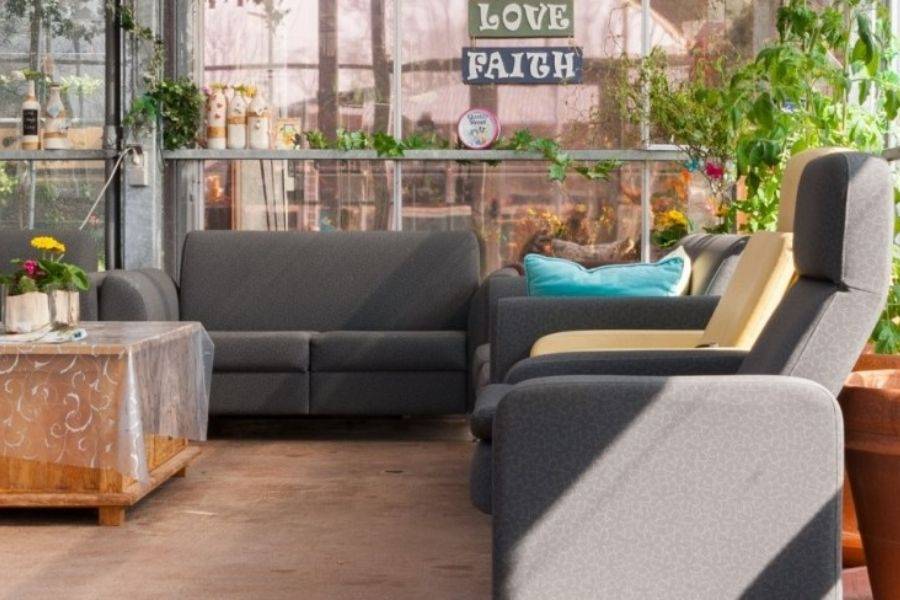 Zithoek dagbesteding Beo-tuin in Nootdorp