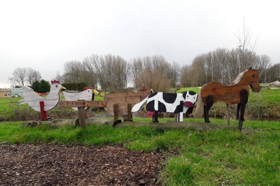 De tuin  van dagbesteding De Buitengroep