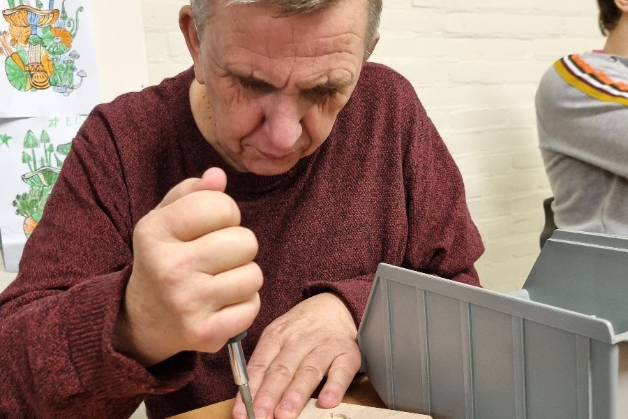 Aan het werk bij dagbesteding De Boei van Ipse de Bruggen