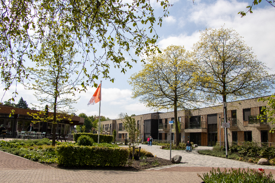 Een straat op Landgoed Ursula