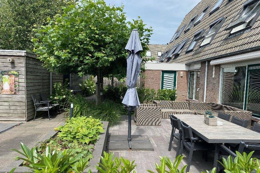 Tuin van woonlocatie Margriet 10-18 in Nootdorp