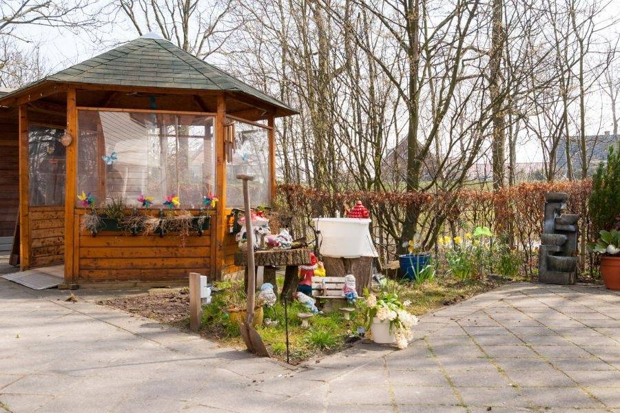 Tuin woonlocatie Voorstraat 13-15 in Nootdorp