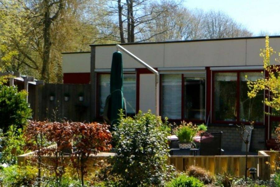 Achterkant woonlocatie Kreek 521 in Zwammerdam