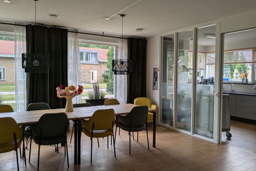 Eethoek  woonlocatie Oude Rijnlaan 21-23 in Zwammerdam