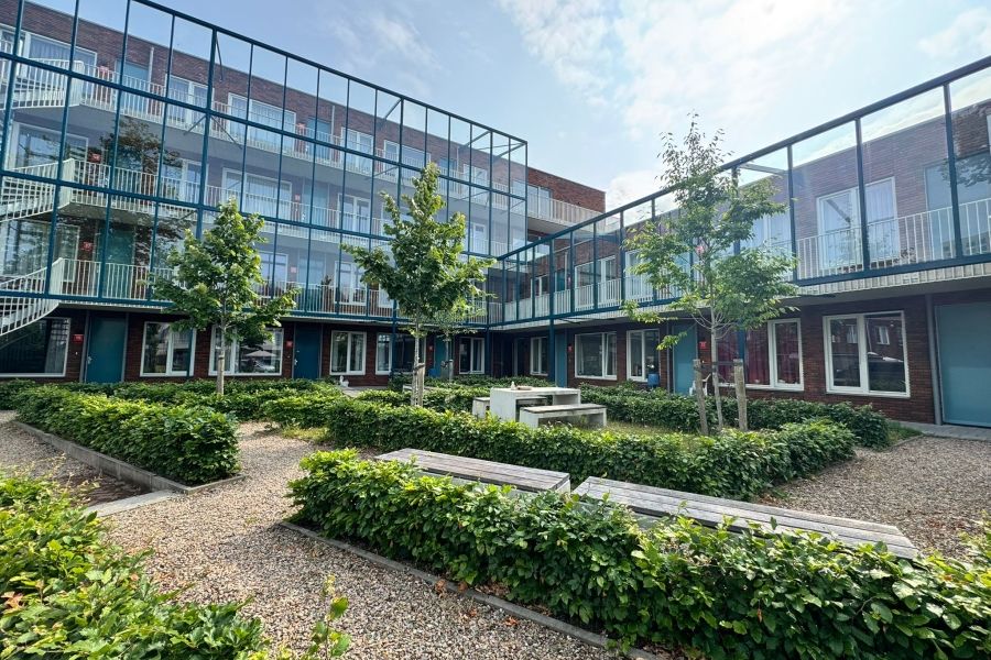 Tuin Kloosterkade woonlocatie in Delft